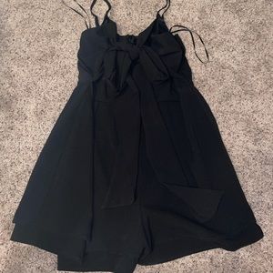 Romper with bow tie